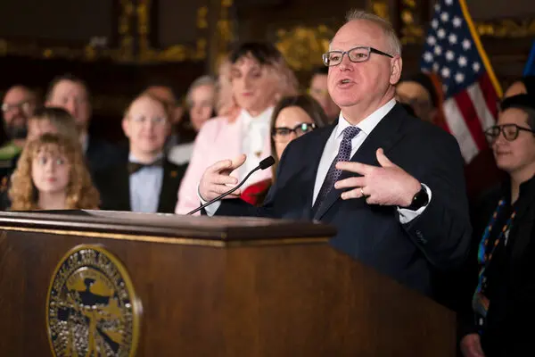 Tim Walz, gobernador de Minesota, será candidato a vicepresidente de Harris