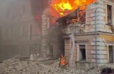 Ataque ruso con drones contra academia científica en Kiev deja un muerto y varios heridos