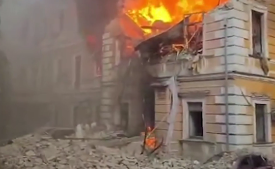 Ataque ruso con drones contra academia científica en Kiev deja un muerto y varios heridos