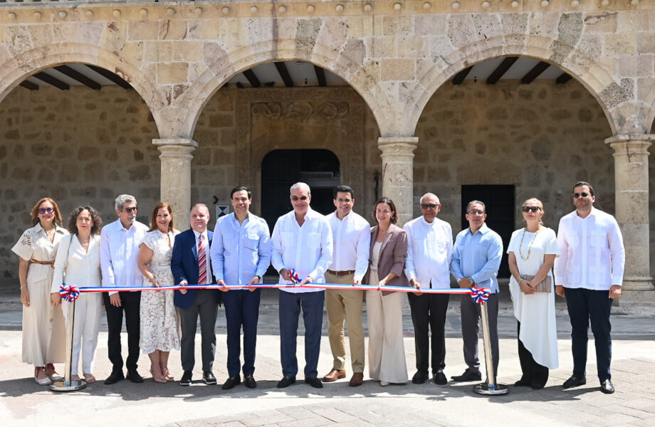 Presidente Abinader y ministro Collado inauguran obras en la Ciudad Colonial de Santo Domingo