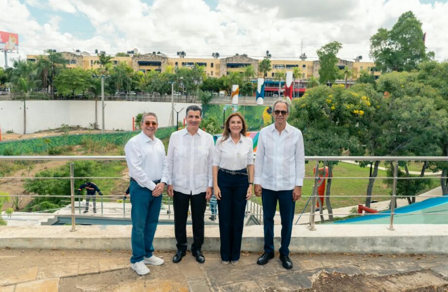 Popular y ADN supervisan los avances del remozamiento del parque José Núñez de Cáceres