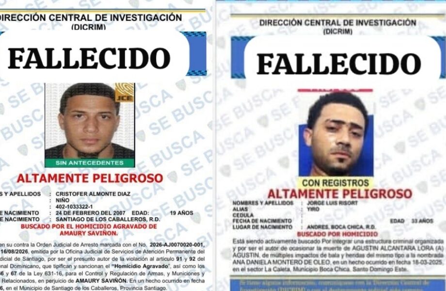 Mueren en hechos separados “Yiro”, de Los Fantasmas, y “Niño”, buscado por homicidio