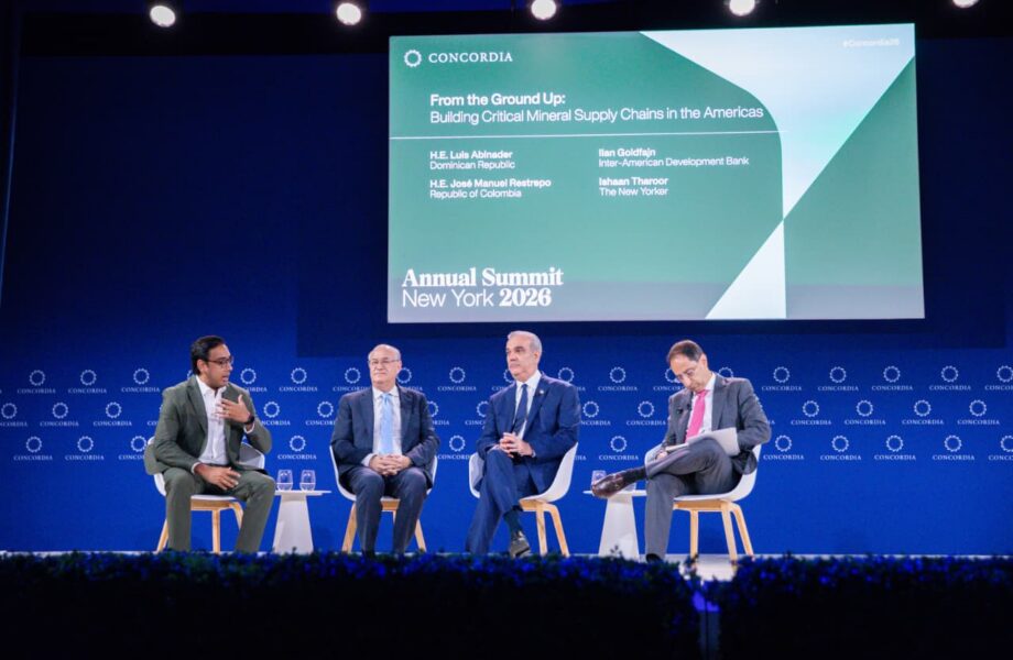 Abinader destaca potencial de tierras raras en República Dominicana en la Cumbre Anual Concordia 2026 en Nueva York