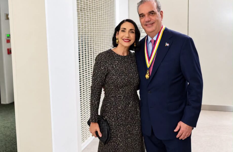 Raquel Arbaje destaca reconocimiento internacional recibido por Luis Abinader