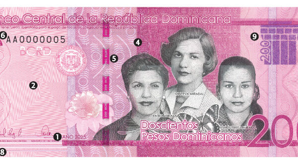 Banco Central pone en circulación billetes de RD$200 correspondientes al año 2025