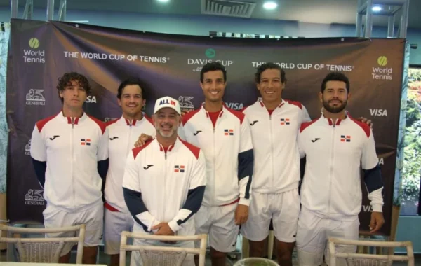 República Dominicana define orden de partidos ante Egipto en Copa Davis