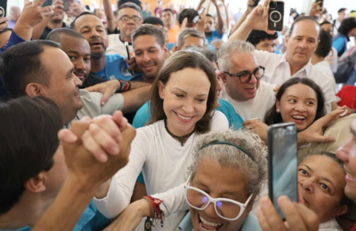 María Corina Machado regresa a Venezuela tras casi 10 meses en el exilio