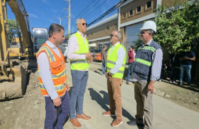 Coraasan supervisa avances en la construcción de nueva línea de agua potable en la avenida Metropolitana–Padre Las Casas, Santiago