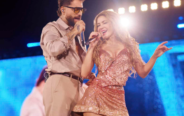 Maluma se une nuevamente a Shakira para cerrar por todo lo alto su residencia en Madrid
