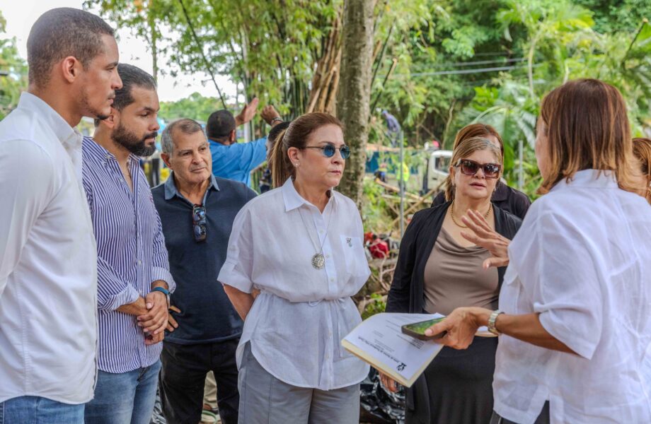 Carolina Mejía supervisa ejecución de obras que transforman distintos sectores del DN