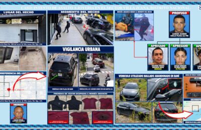 Policía Nacional tiene bajo custodia a tres presuntos implicados en intento de asalto a joyería en Villa Juana