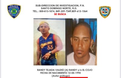 Cae abatido en San Juan “Randy y/o El Cojo”, señalado en muerte de sargento mayor policial