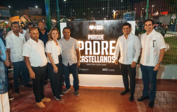 Alcaldía del DN y EMT transforman entorno de la Estación Horacio Vásquez con el nuevo parque Padre Castellanos
