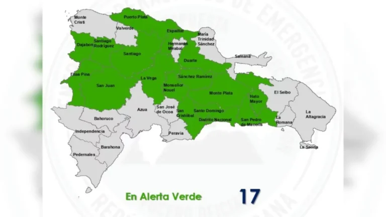 Indomet pronostica fuertes aguaceros por vaguada y llama a mantener la precaución