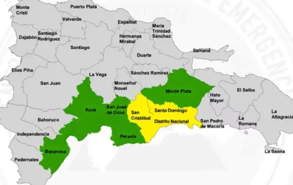 COE eleva alerta en ocho provincias por fuertes lluvias y riesgo de inundaciones