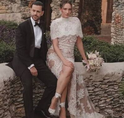 Carlos Durán y Zoe Roberta celebran su boda junto a familiares y amigos