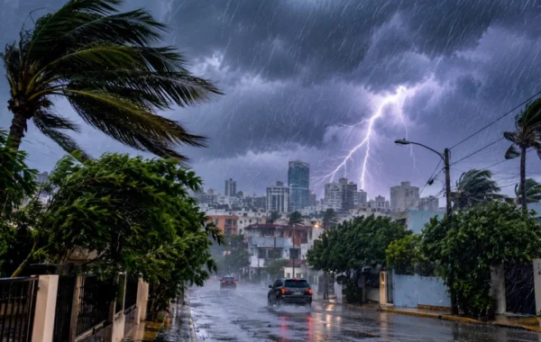 Indomet pronostica lluvias y tormentas eléctricas para este domingo en gran parte del país