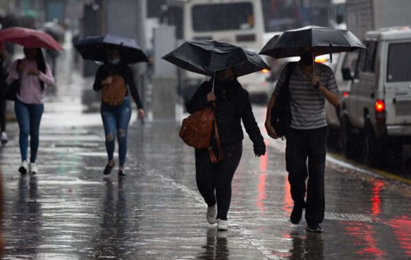 Indomet prevé fuertes aguaceros, tormentas eléctricas y posibles granizadas este jueves