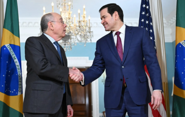 Marco Rubio y el canciller brasileño coinciden por primera vez desde la huida de Bolsonaro