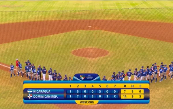 República Dominicana vence 14-7 a Nicaragua en Mundial U15