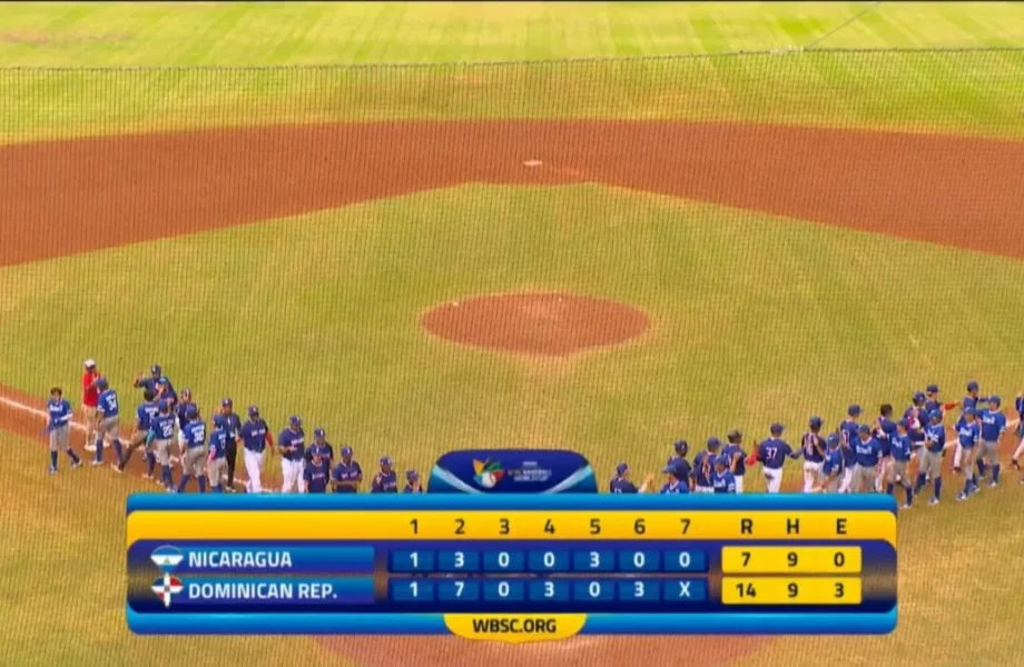 República Dominicana vence 14-7 a Nicaragua en Mundial U15