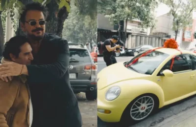 Ricardo Arjona sorprende con un vehículo al hombre que inspiró su canción «Historia de un taxi»